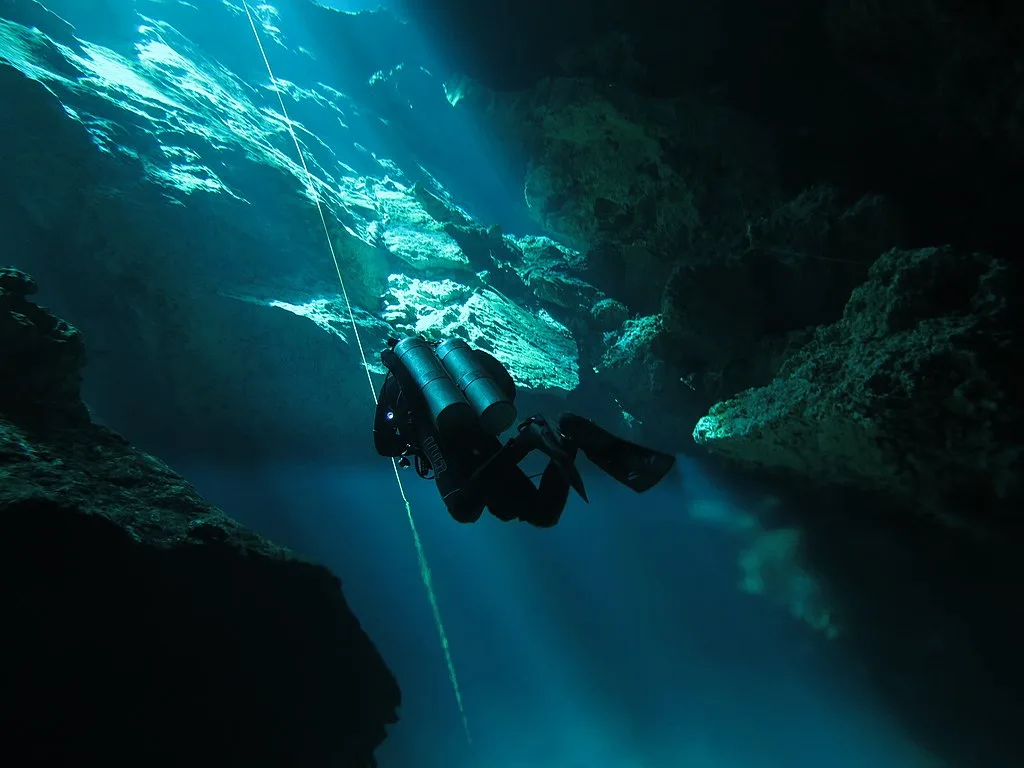 Cenote Chac Mool Diving from Playa del Carmen