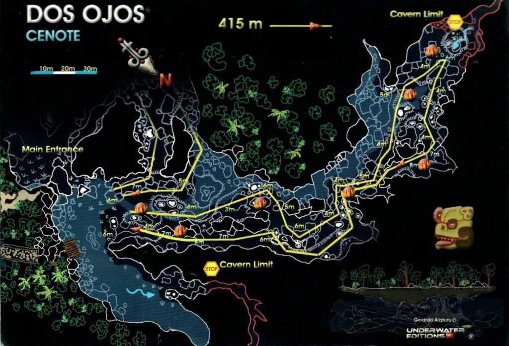 Cenote El Pit and Dos Ojos Diving from Playa del Carmen