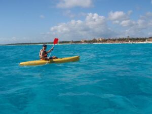 Solo Kayak in Playa del Carmen