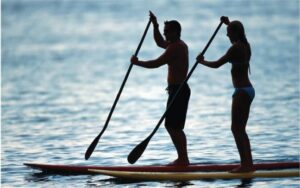 Playa del Carmen double paddle board