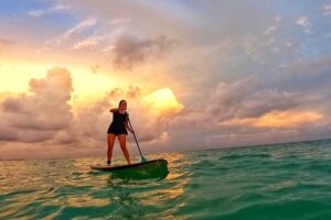 Solo Paddle Board Playa del Carmen