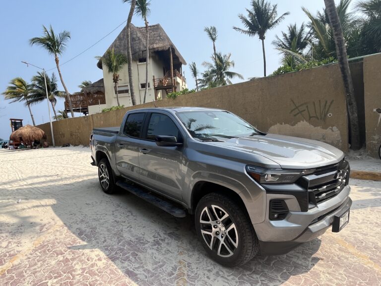 Chevrolet Colorado used by Xico Dive Center for cenote transport