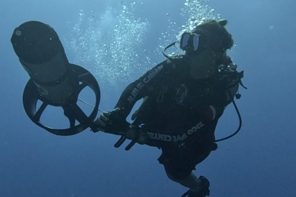 Potápění s DPV v Playa del Carmen