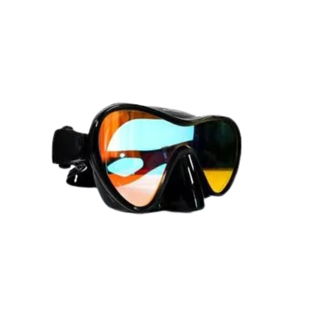 Bonassi Hercules Revo Frameless Diving Mask - black