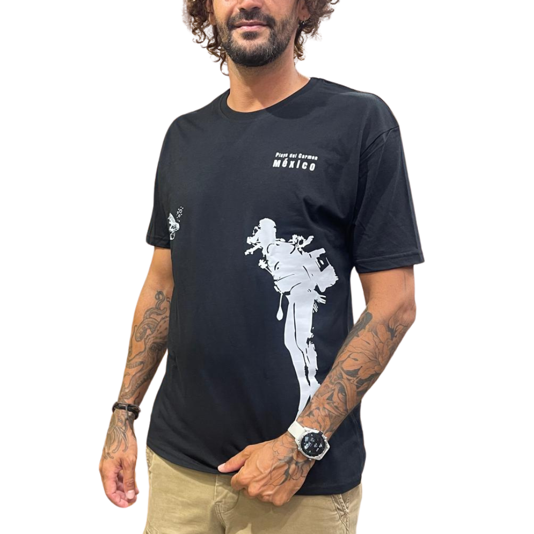 Turtle and Diver Xico Dive T-Shirt - Image 6