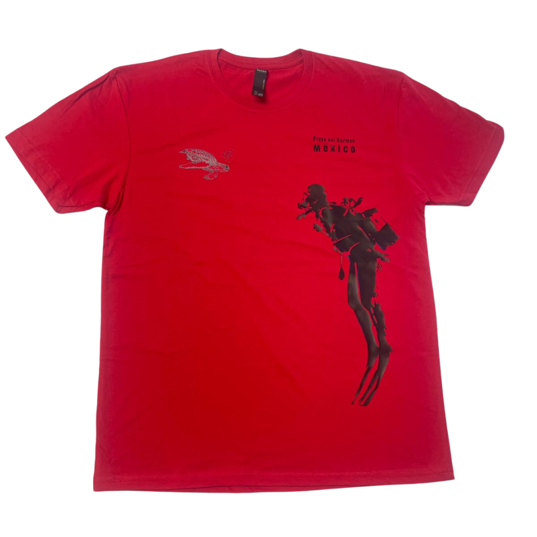 Turtle and Diver Xico Dive T-Shirt - Image 3