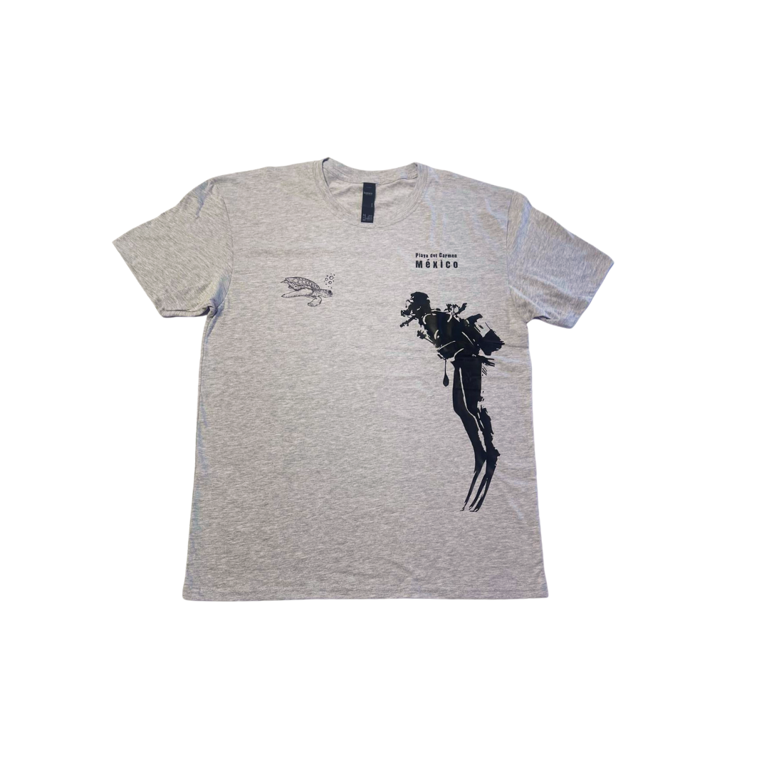 Turtle and Diver Xico Dive T-Shirt - Image 4