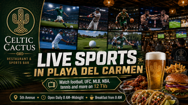Var man kan titta på livesport i Playa del Carmen