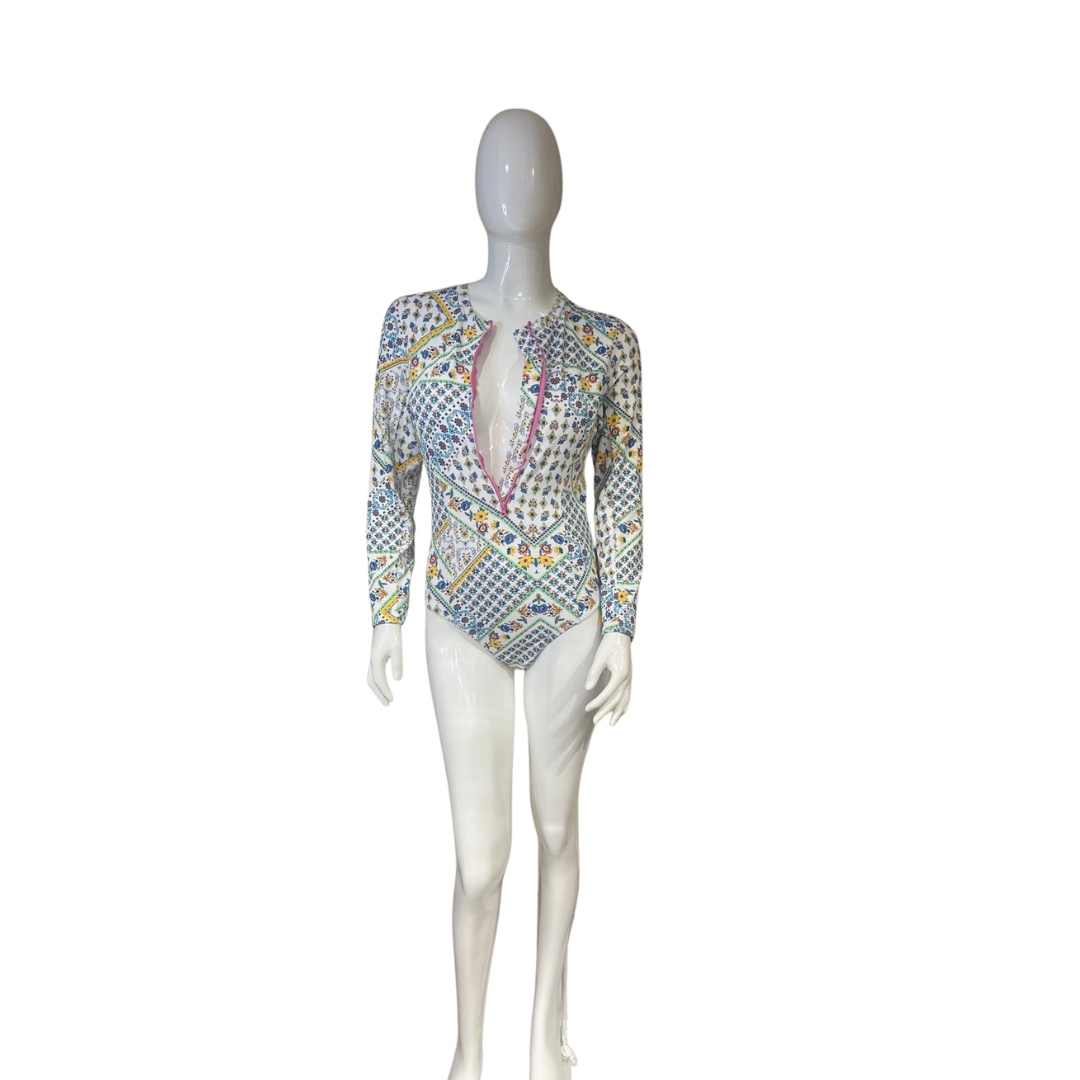 Floral Sports Onesie - Image 2