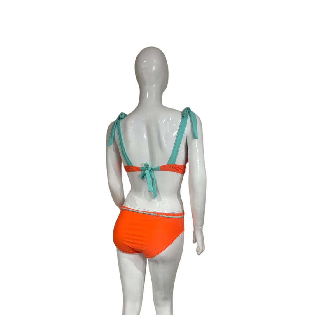 Orange and Green Bikini - Image 3