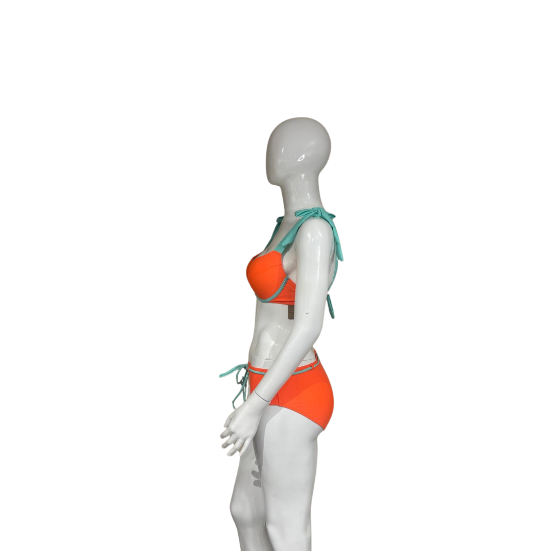 Orange and Green Bikini - Image 4